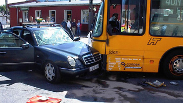 Mercedes E Class Crash