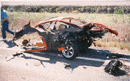 Porsche Head on Wreck