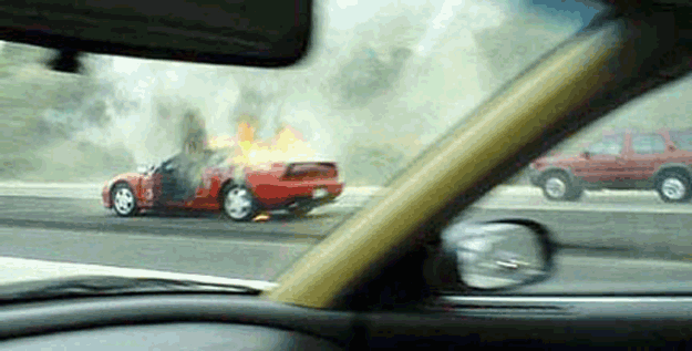Acura NSX Crash